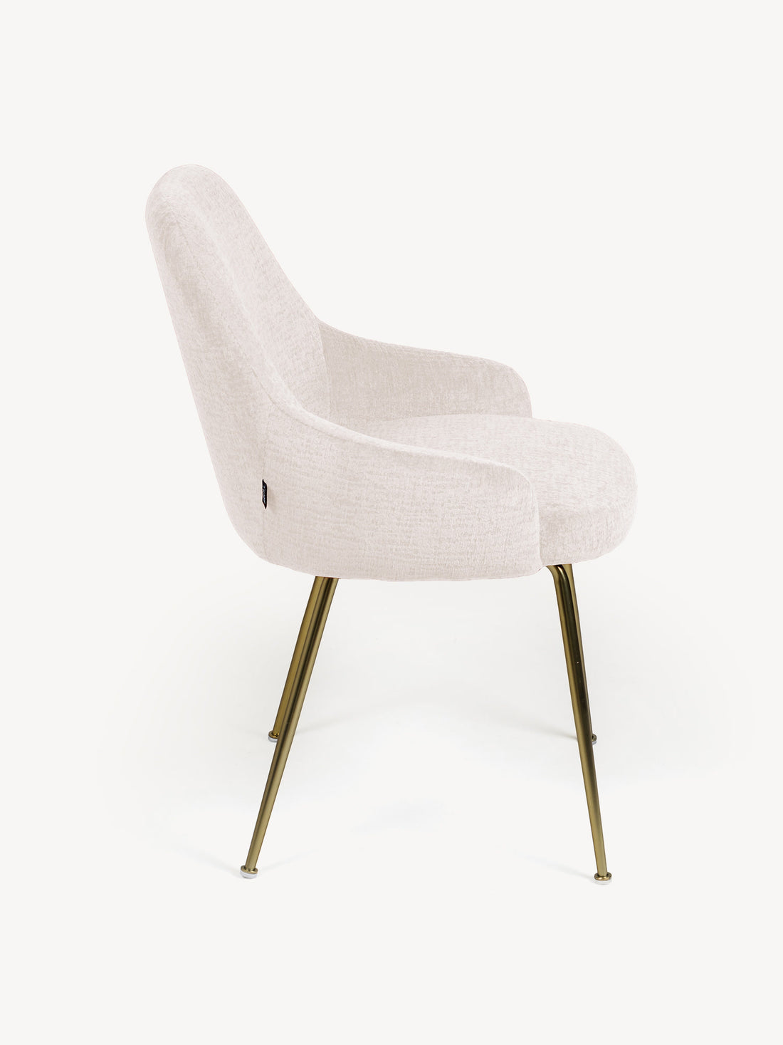 Silla Seúl Beige Vista Lateral