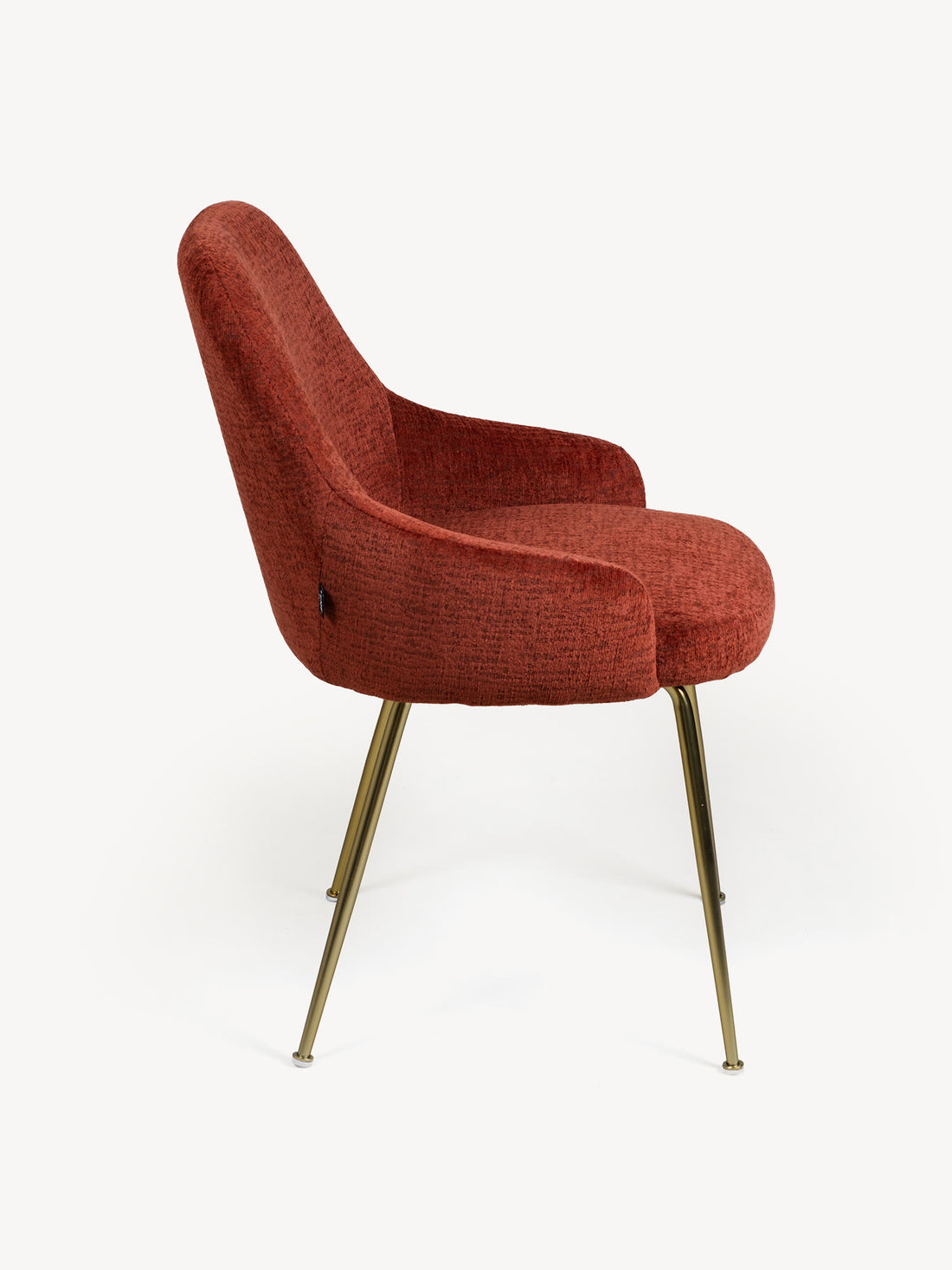 Silla Seúl Naranja Vista Lateral