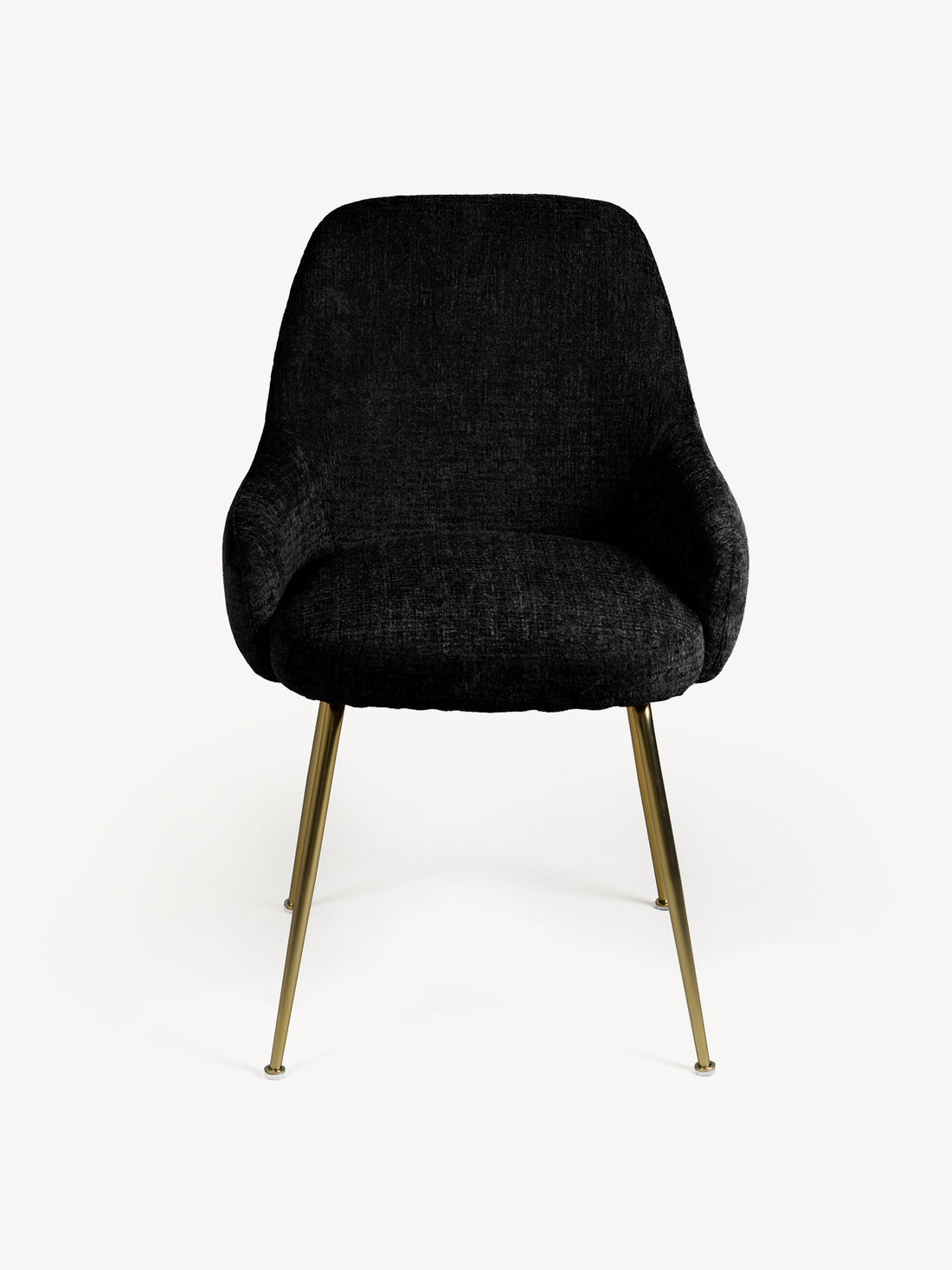Silla Seúl Negro Vista Frontal