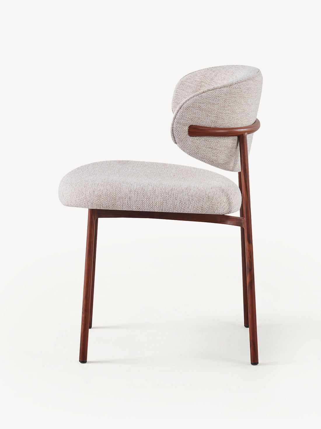 Silla Sicilia Beige Vista Lateral