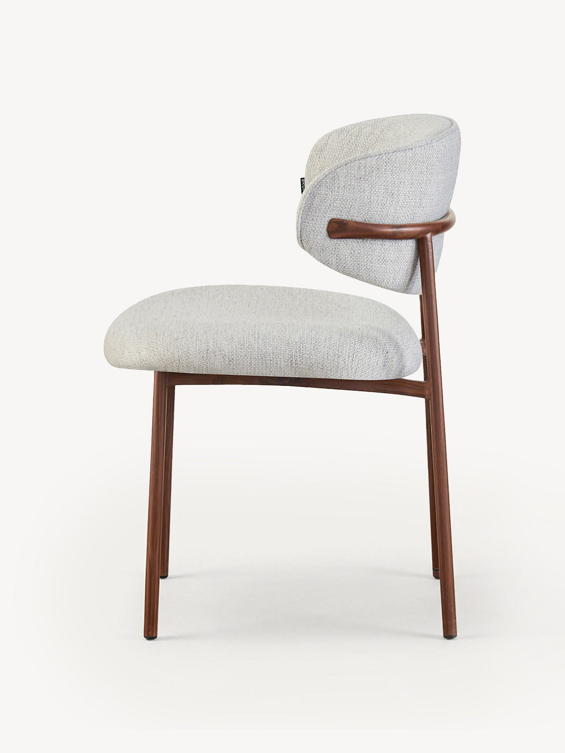Silla Sicilia Gris Vista Lateral