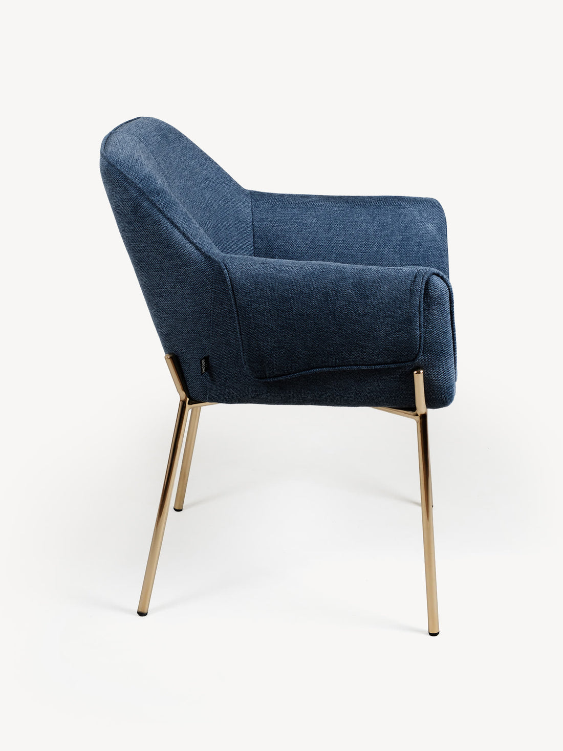 Silla Toronto Azul Vista Lateral