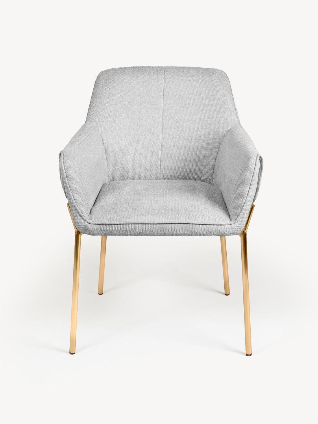Silla Toronto Gris Claro Vista Frontal