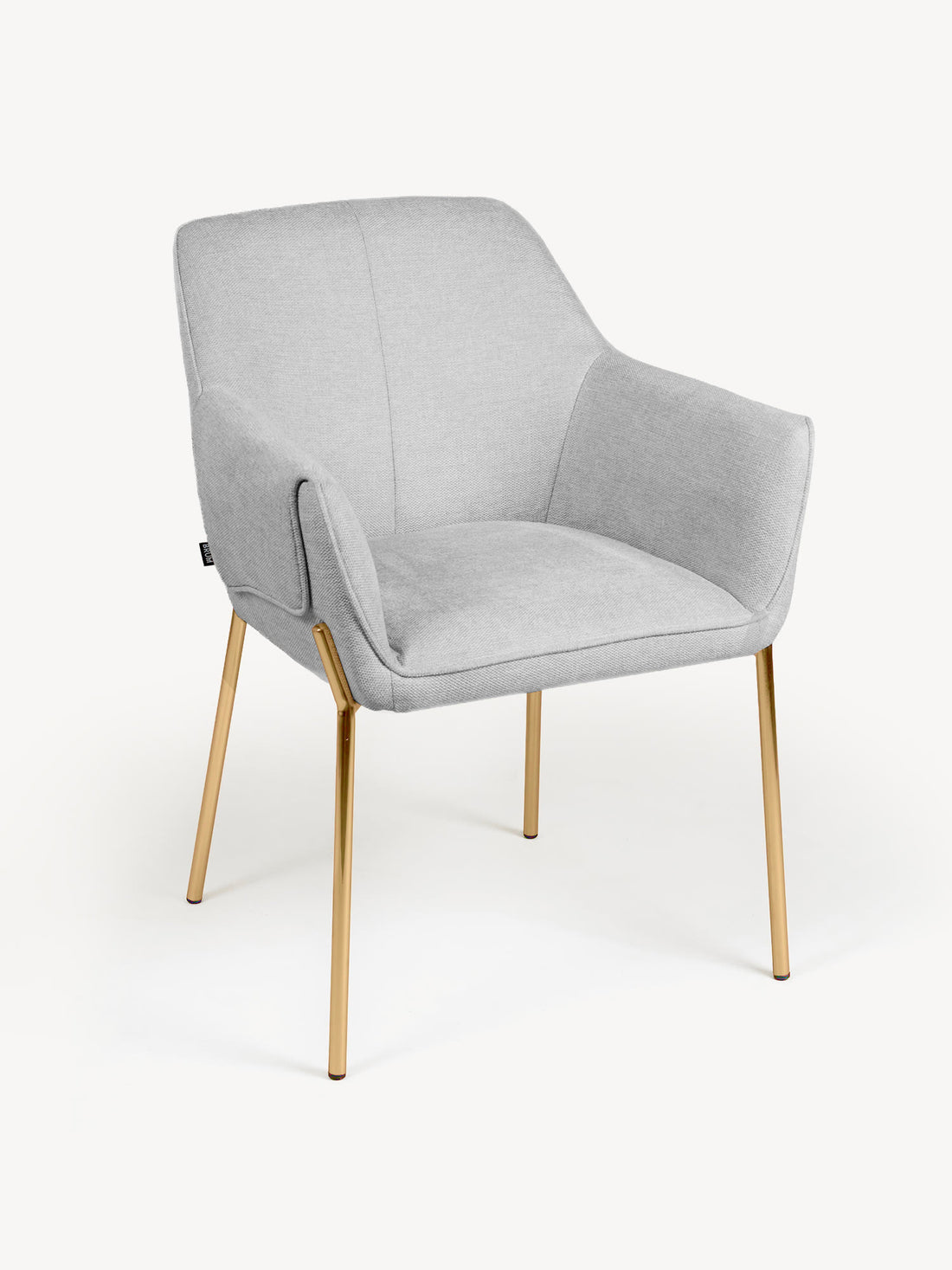 Silla Toronto Gris Claro Vista en Perspectiva