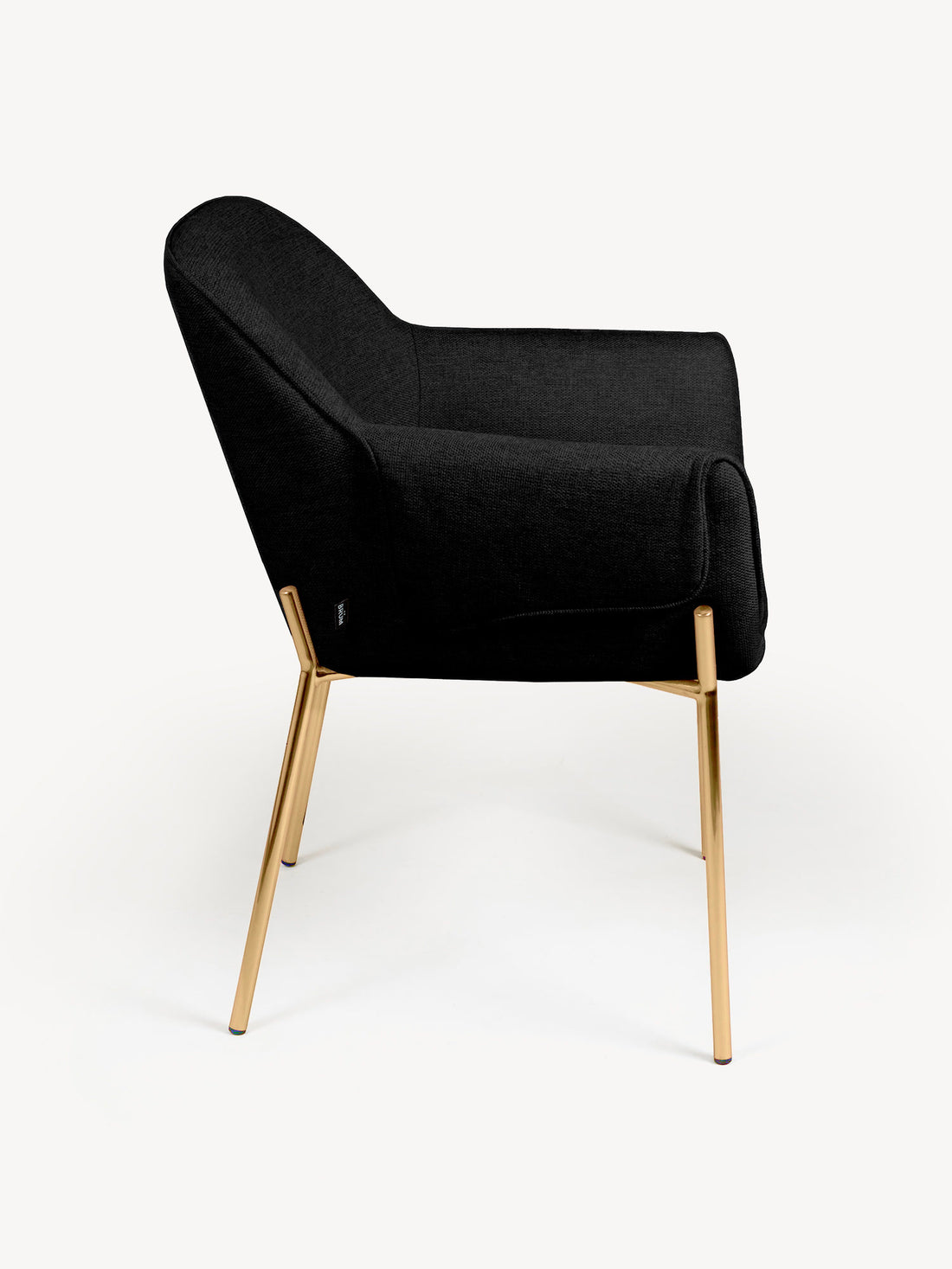 Silla Toronto Negro Vista Lateral
