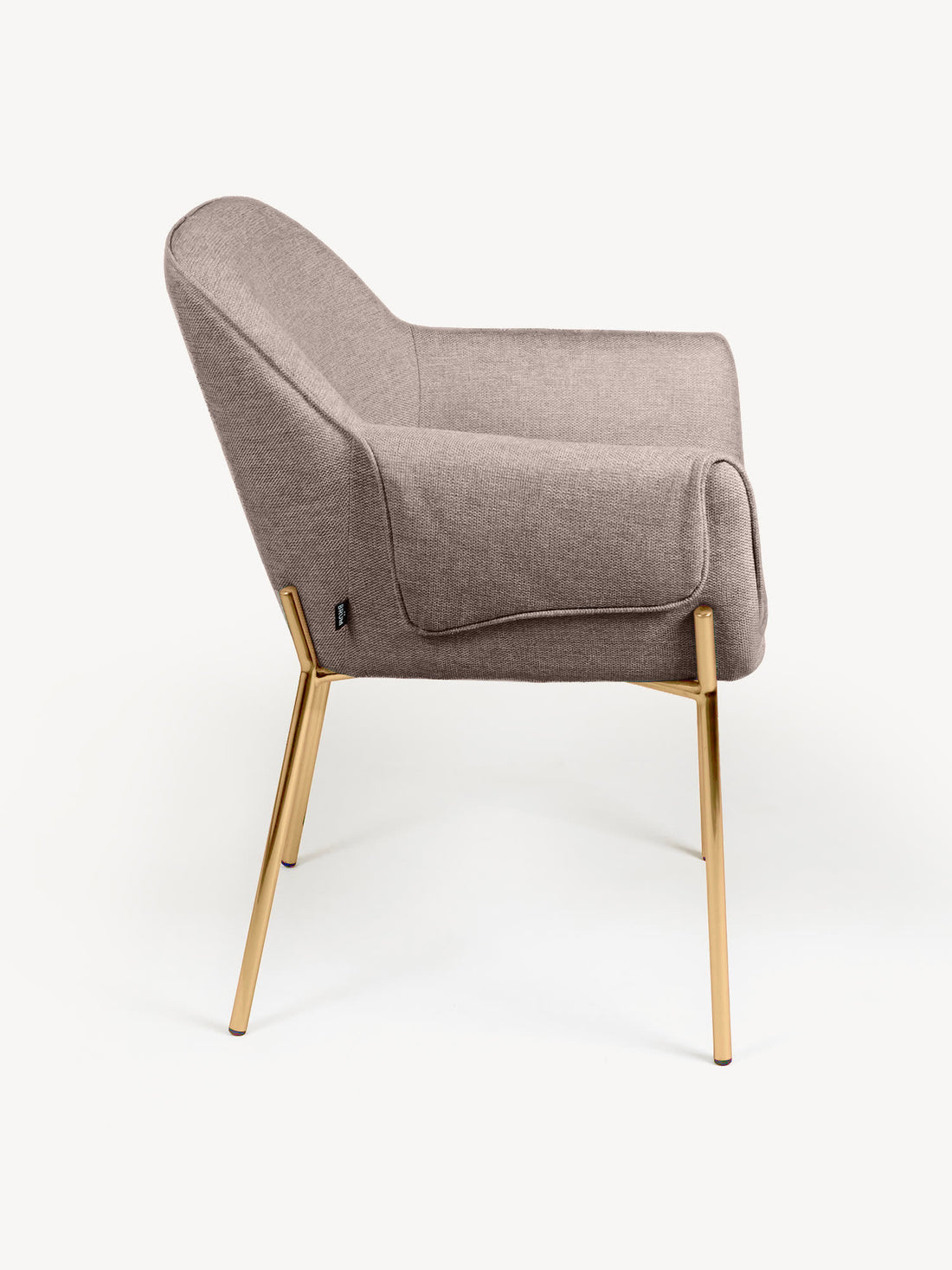 Silla Toronto Taupé Vista Lateral