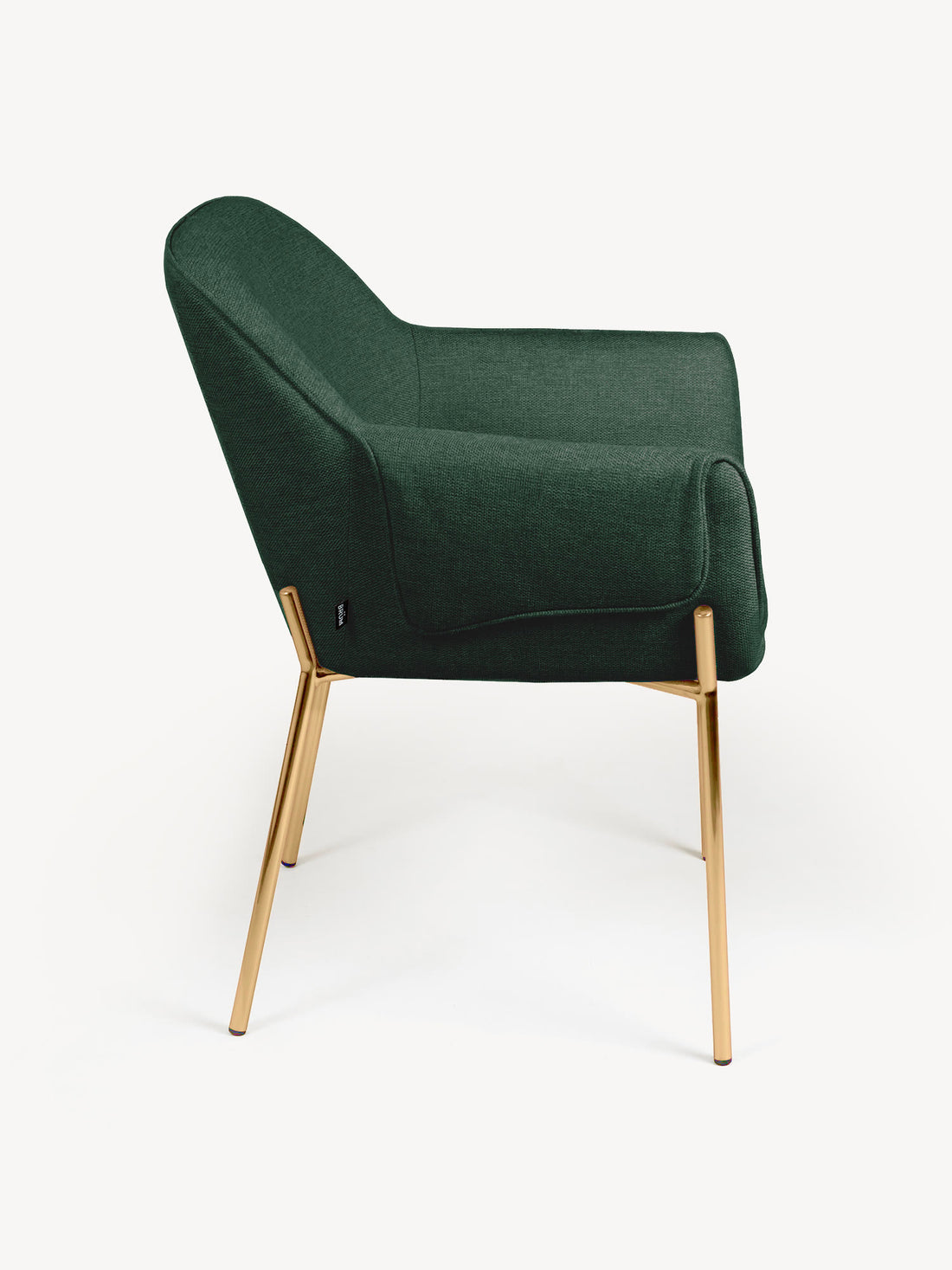 Silla Toronto Verde Vista Lateral