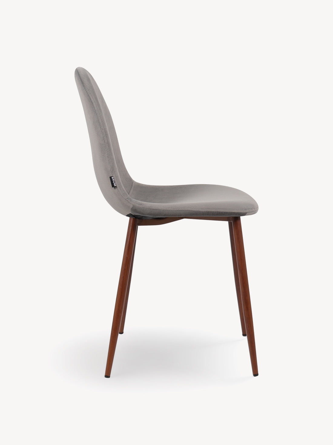 Silla Valencia Gris Vista Lateral