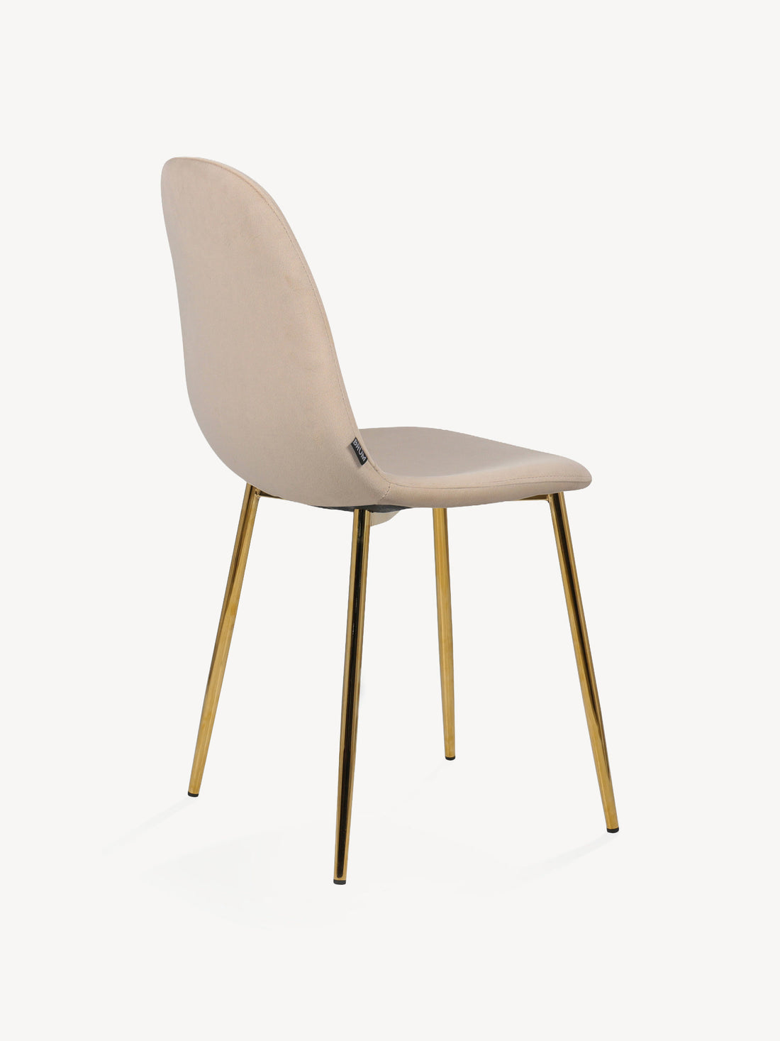 Silla Verona Beige Vista en Perspectiva Trasera