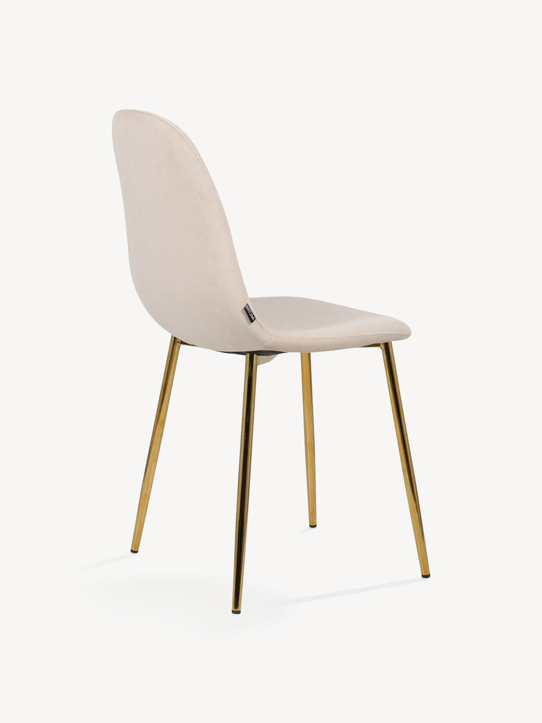 Silla Verona Crema Vista en Perspectiva Trasera