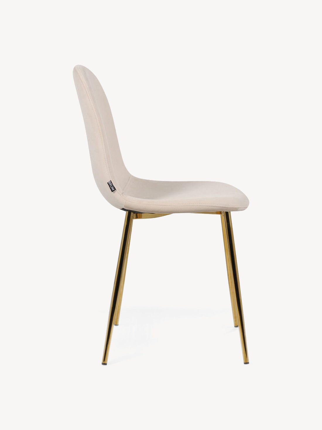 Silla Verona Crema Vista Lateral