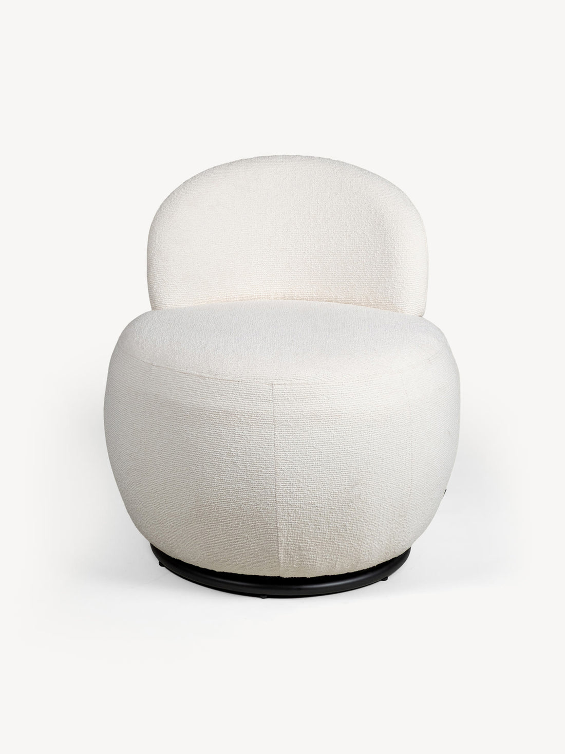 Sillón Giratorio Finlandia Beige Vista Frontal