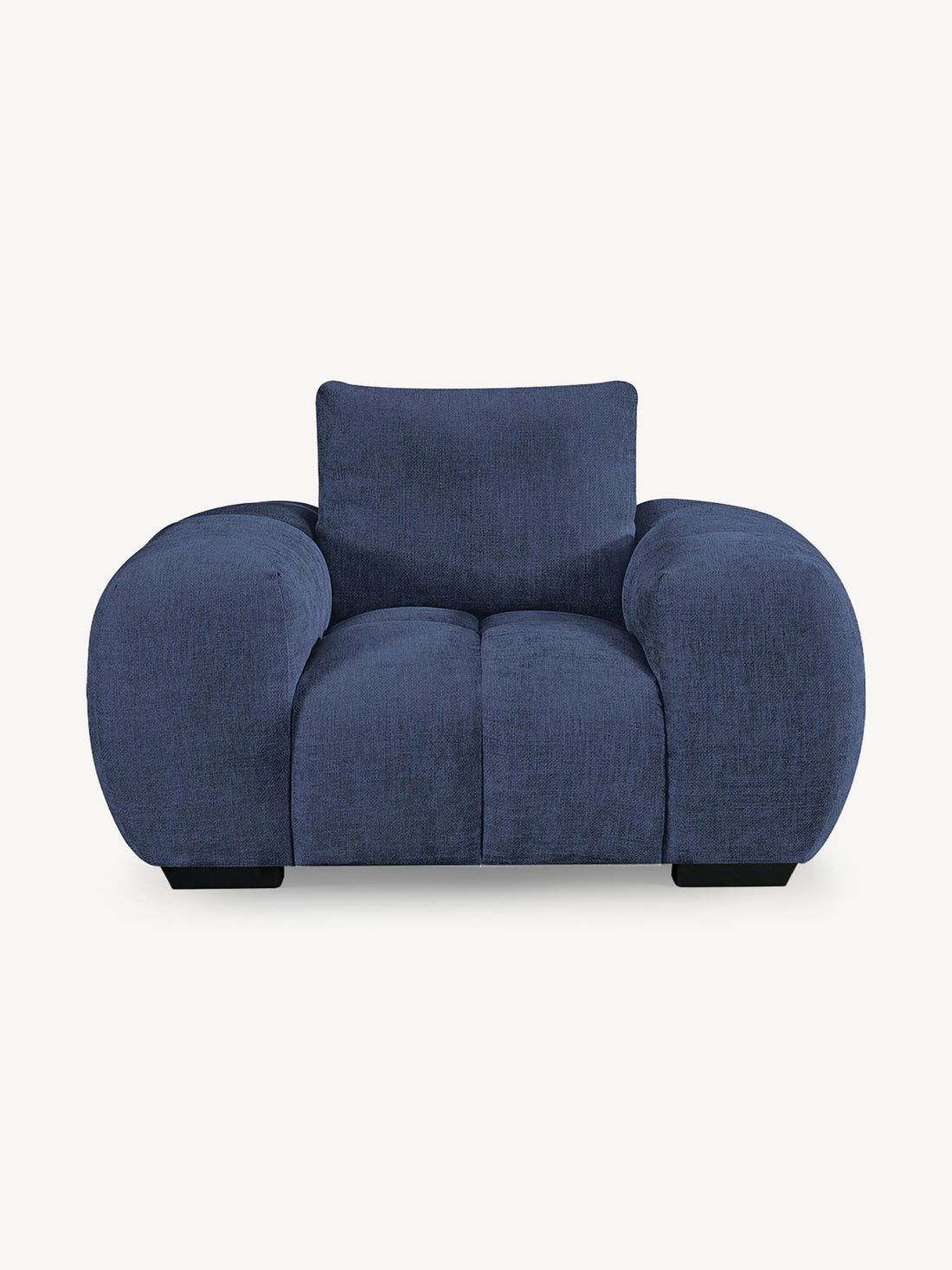 Sillón Ginebra Azul Vista Frontal