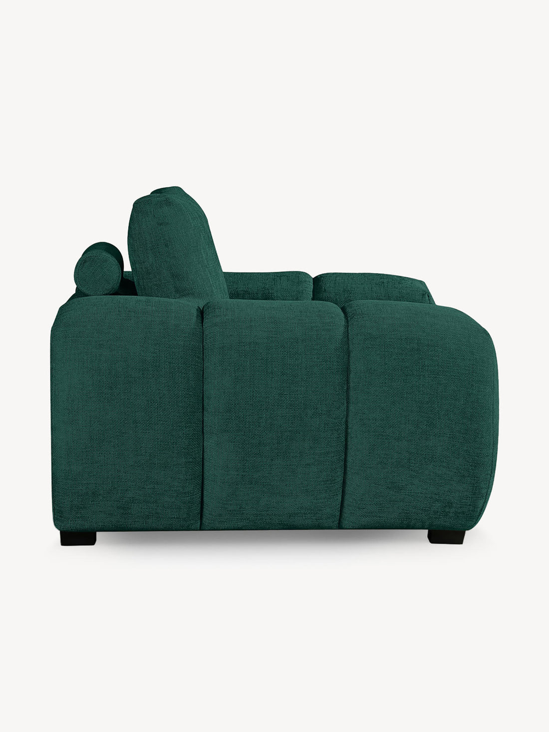 Sillón Ginebra Verde Vista Lateral