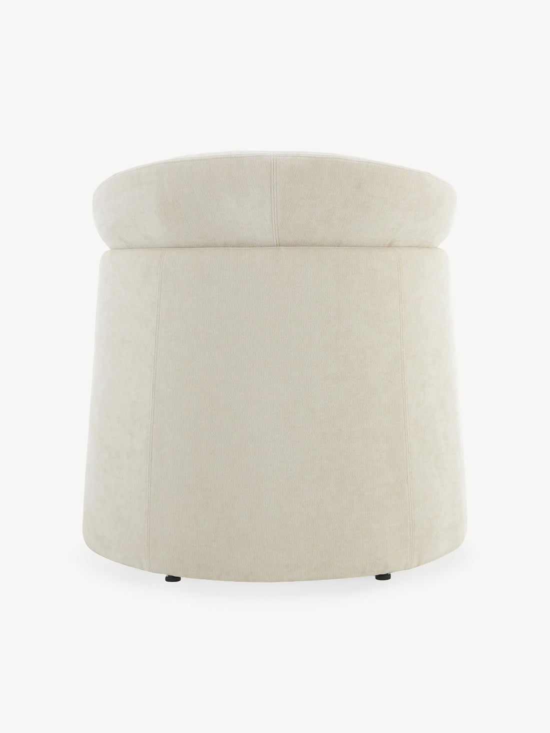 Sillón Individual Ibri Beige Vista en Perspectiva Trasera