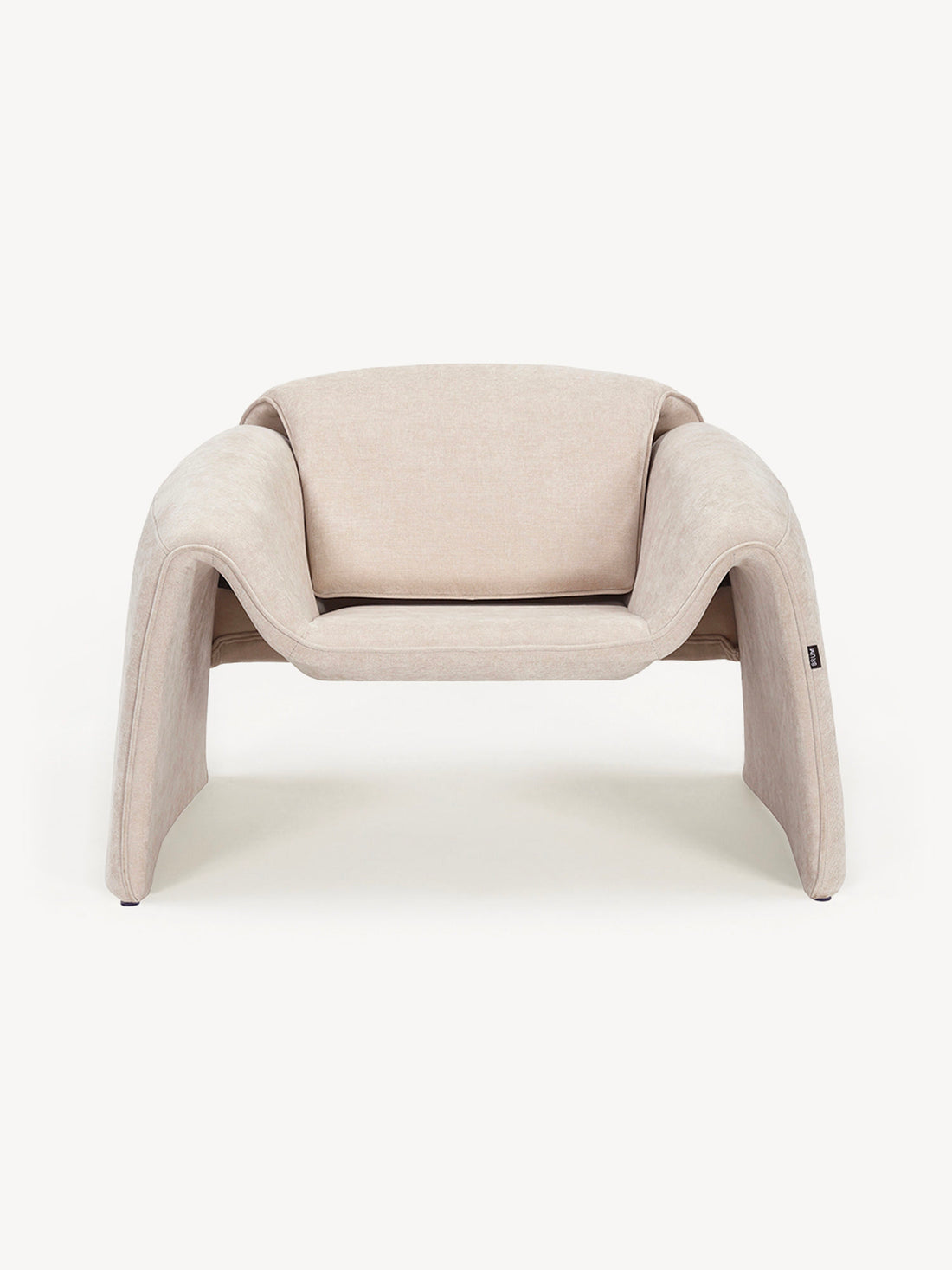 Sillón Individual Melbourne Beige Vista Frontal