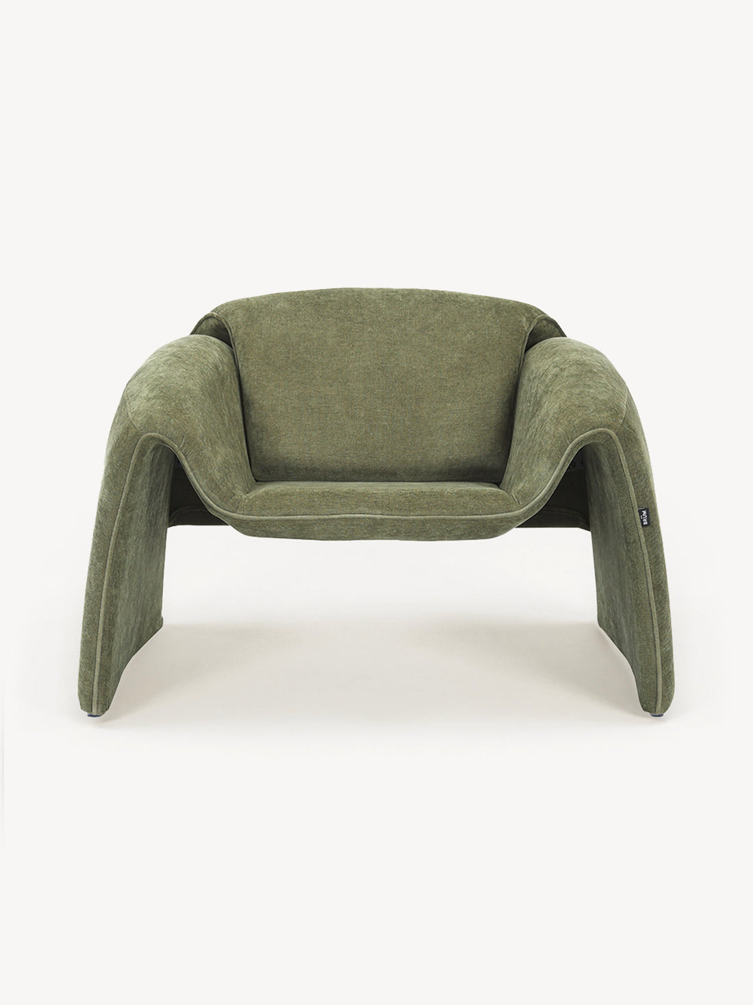 Sillón Individual Melbourne Verde Vista Frontal