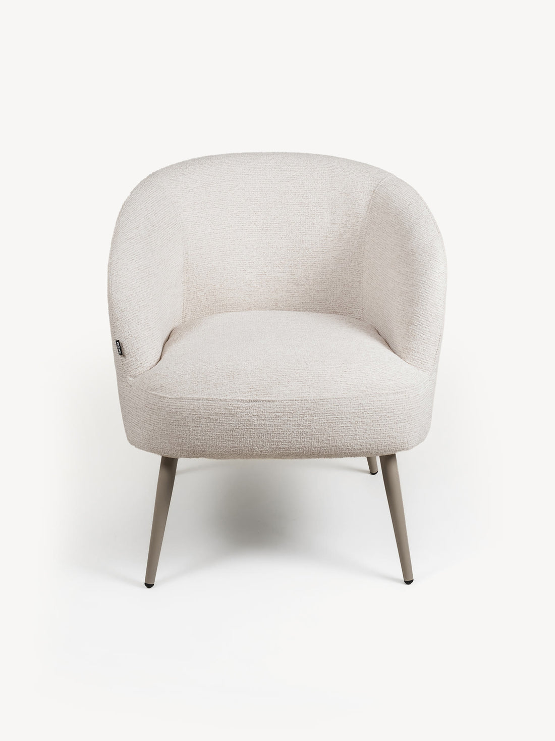 Sillón Individual Perugia Beige Vista Frontal