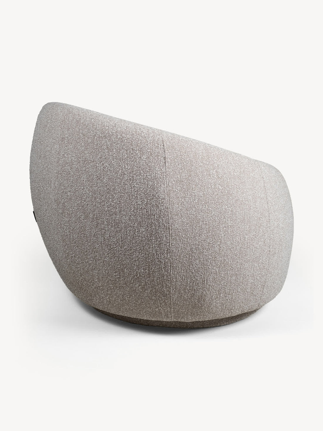 Sillón Individual Roterdam Café Vista en Perspectiva Trasera