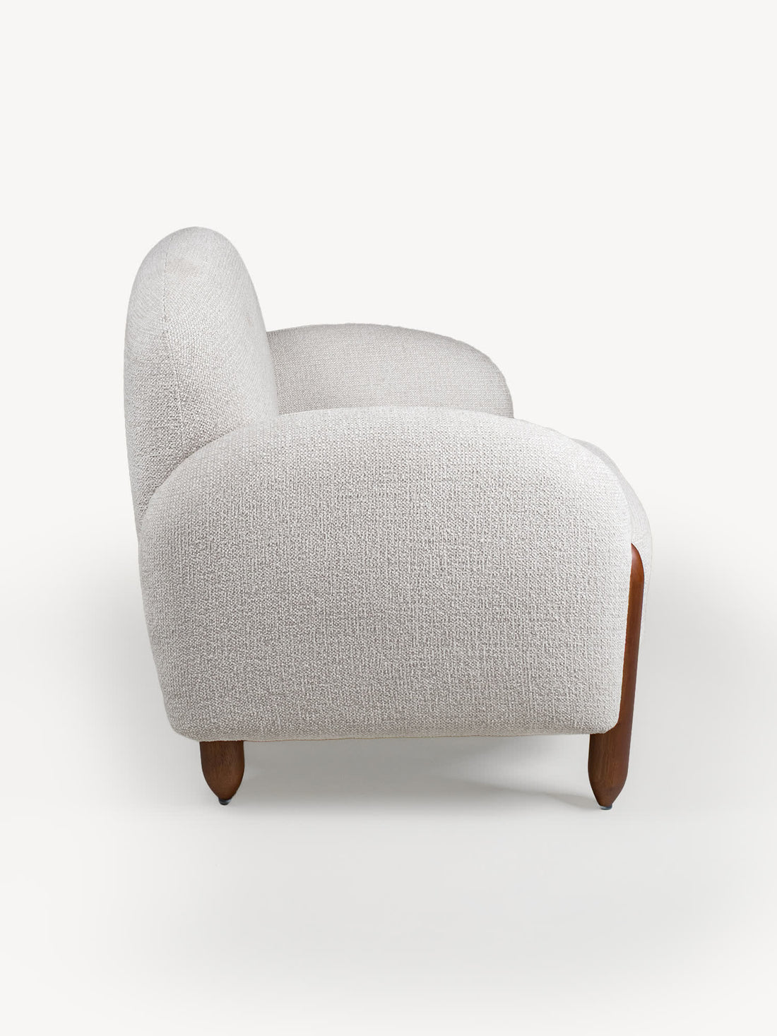 Sillón Individual Viena Beige Vista Lateral