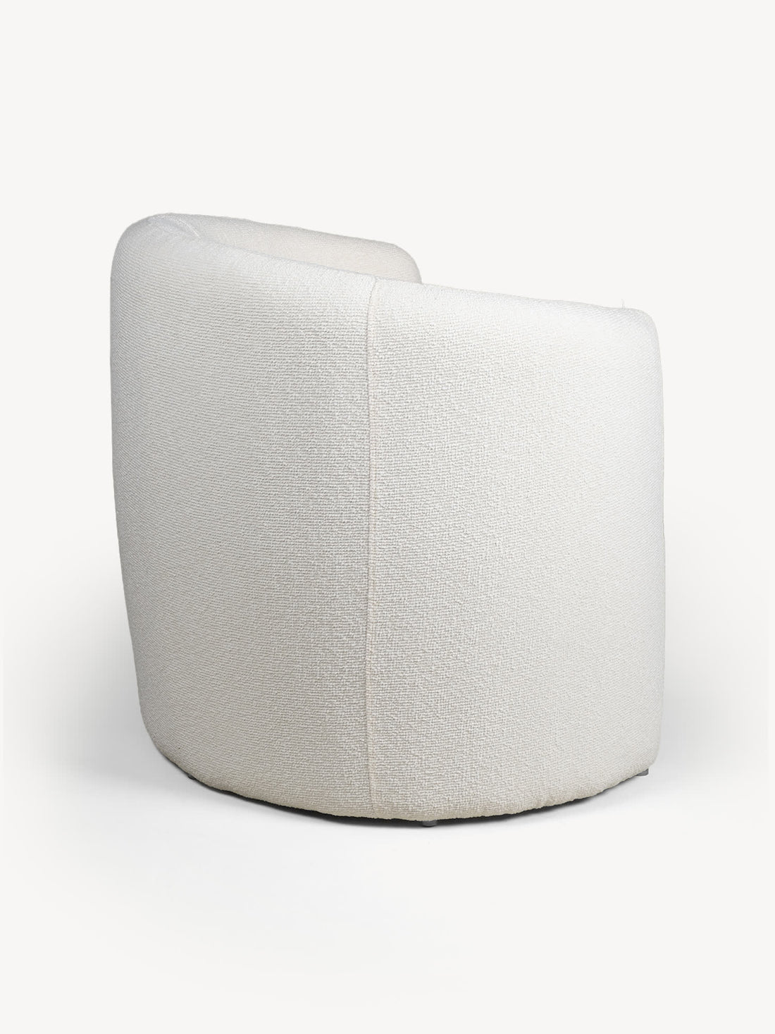 Sillón Perth Beige Vista en Perspectiva Trasera