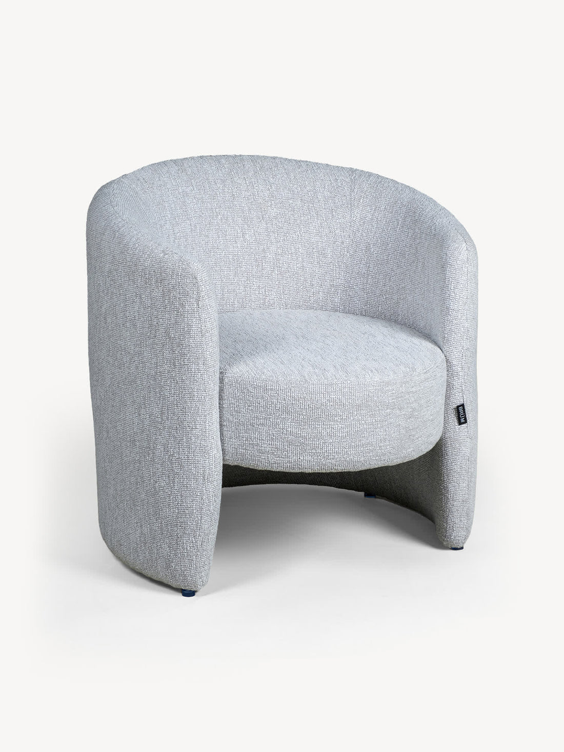 Sillón Perth Gris Vista en Perspectiva