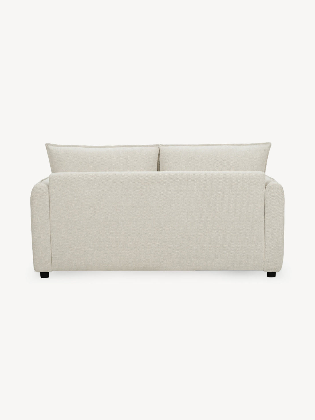 Sofá Noruega 2 Plazas Beige Vista Trasera