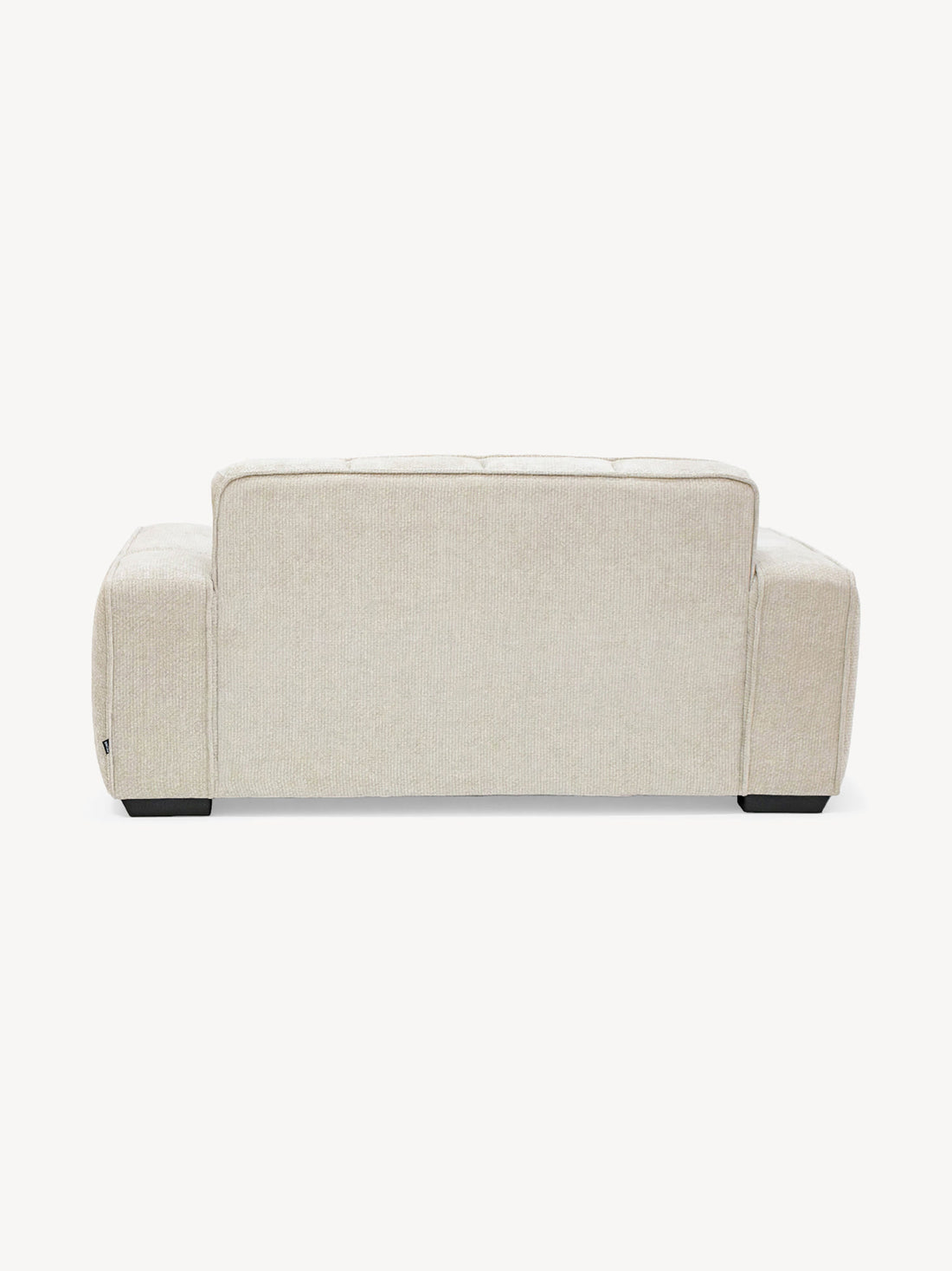 Sofá Versalles 2 Plazas Beige Vista Trasera
