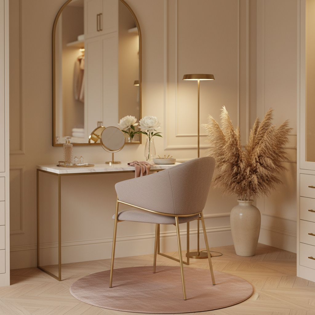 Silla Berlin en tocador, foto ambientada