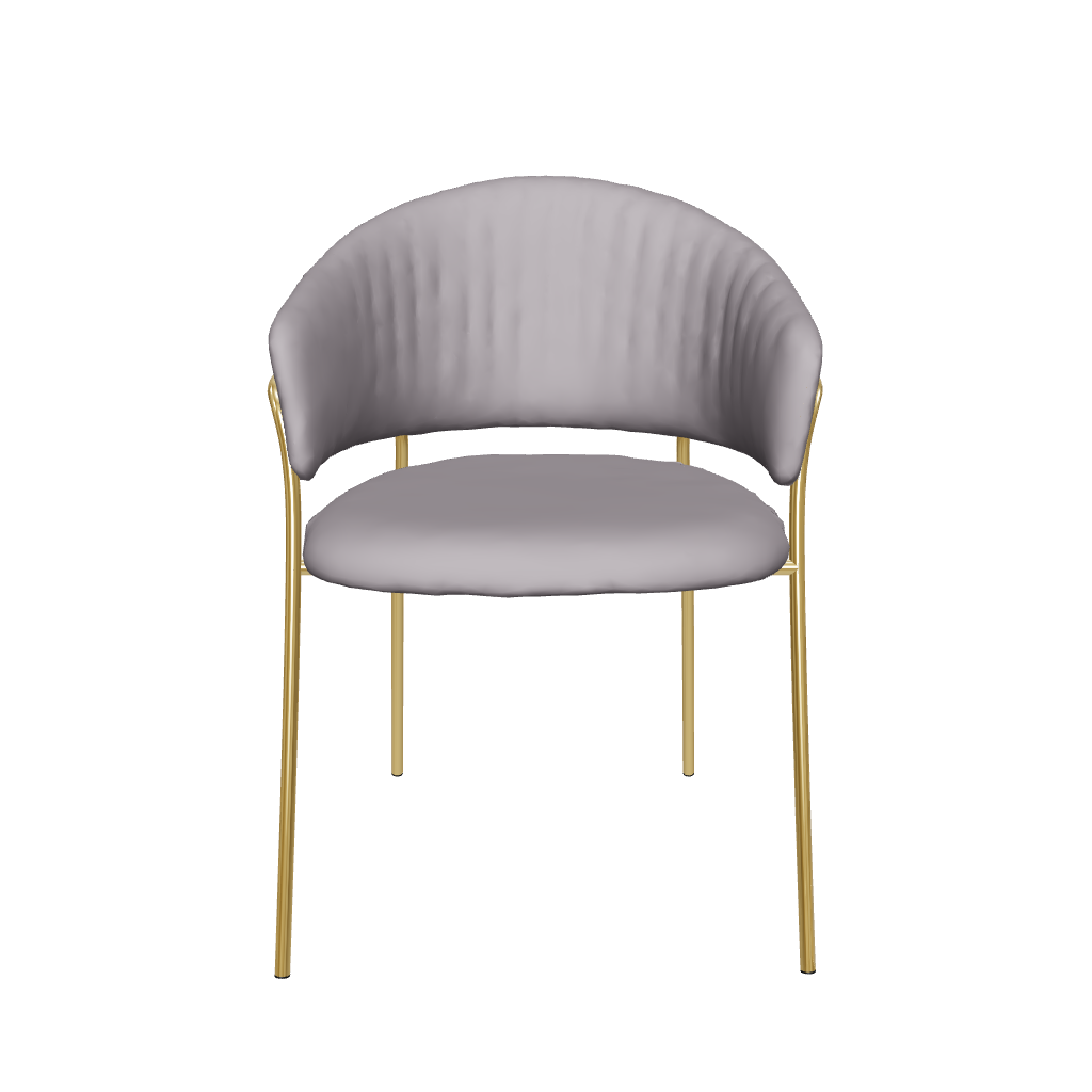 Silla Bilbao gris Modelo 3D