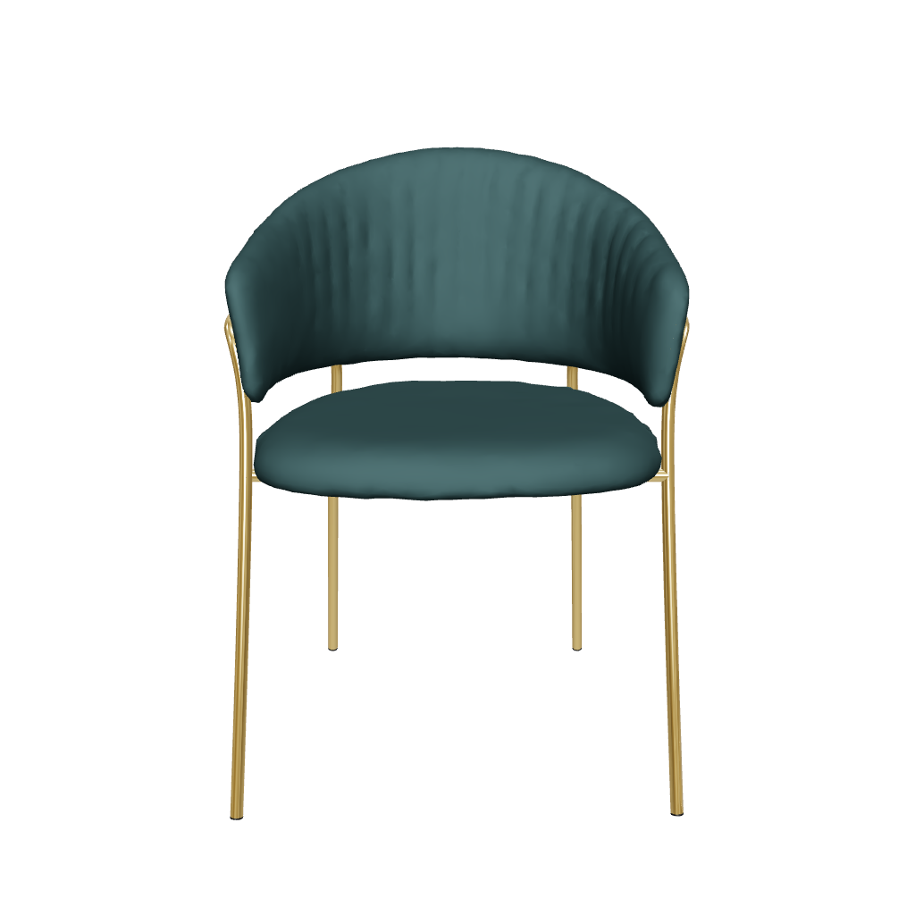 Silla Bilbao verde Modelo 3D
