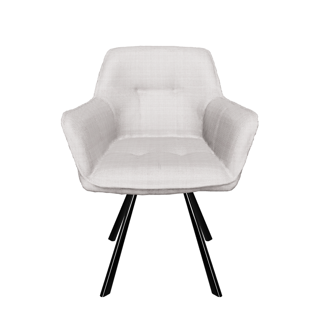 Silla Boston Gris Modelo 3D|