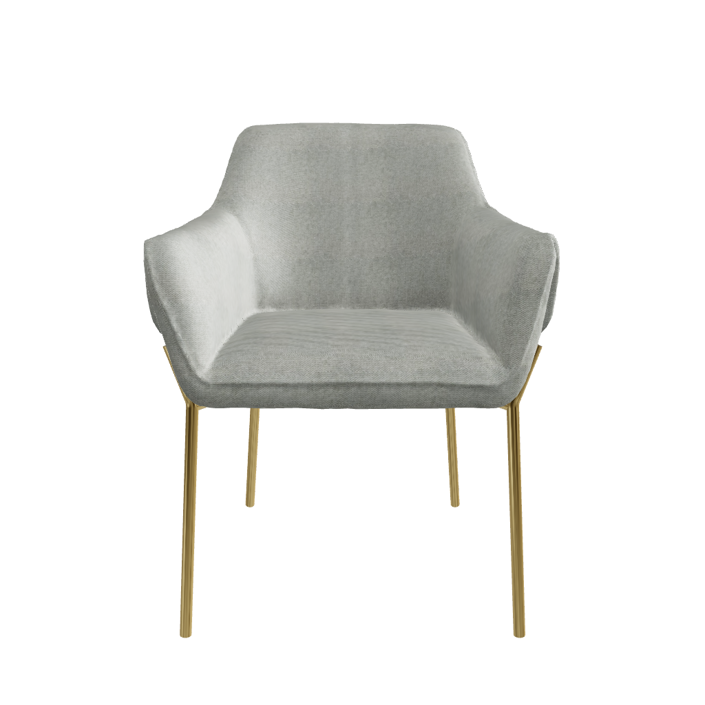 Silla Toronto Gris Modelo 3D 