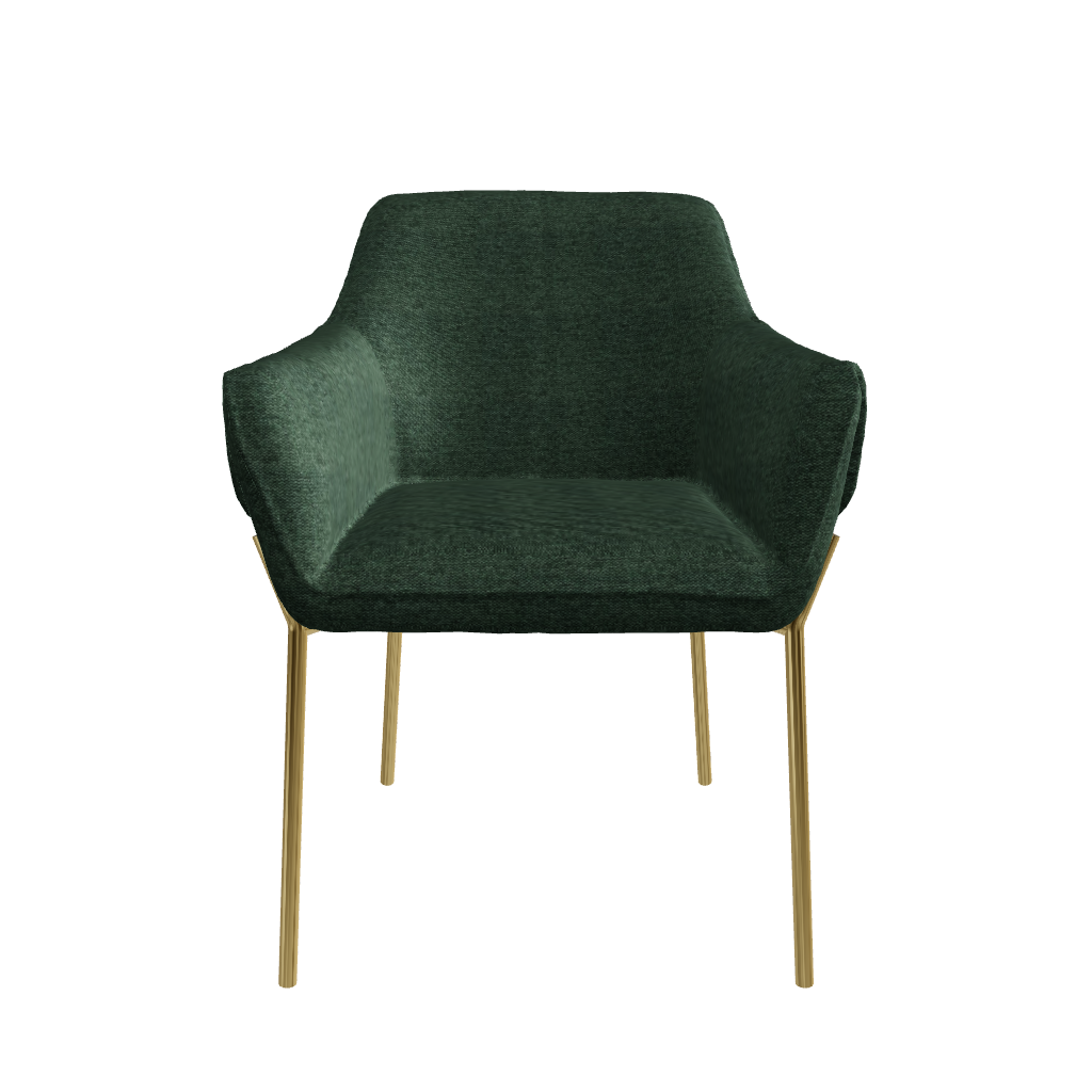 Silla Toronto Verde Modelo 3D 