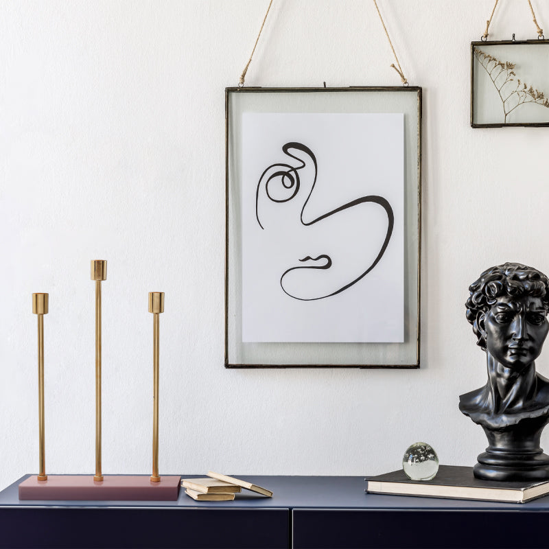 Candelabro Rivoli Rosa