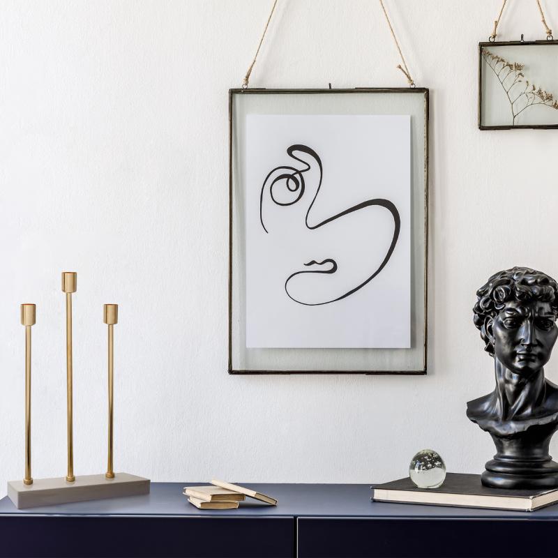 Candelabro Rivoli Taupe