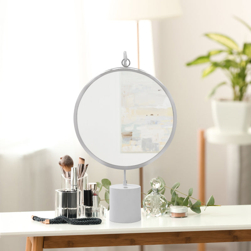 Espejo Elegancia 300 White/Silver