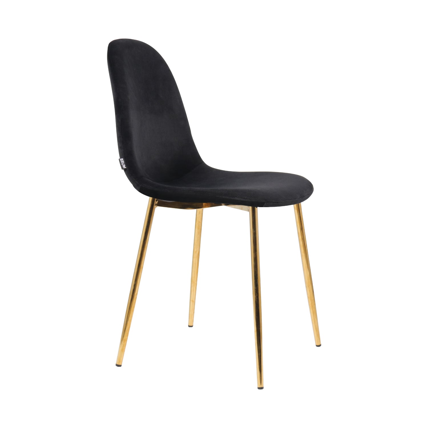 Silla Verona Negra Vista Lateral 