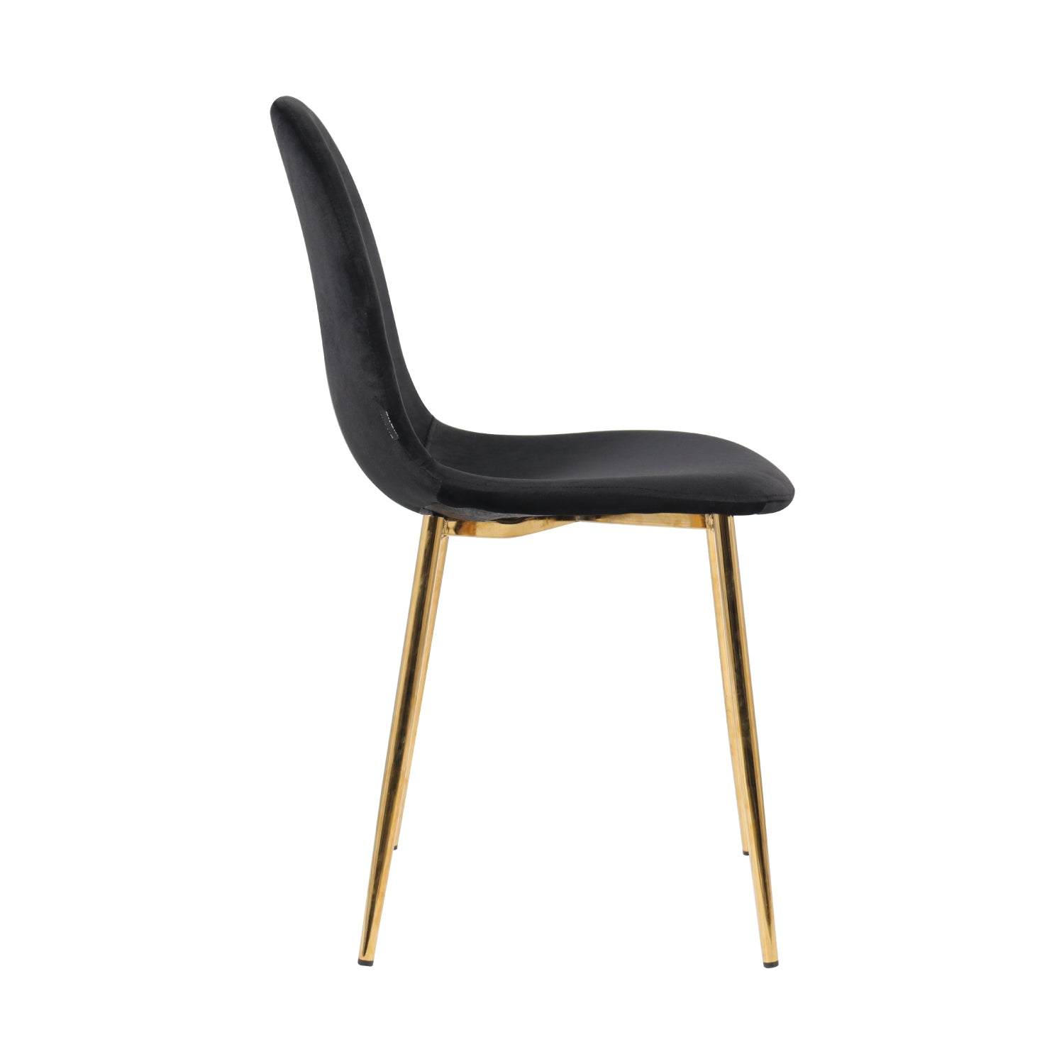 Silla Verona Negra Vista Lateral 