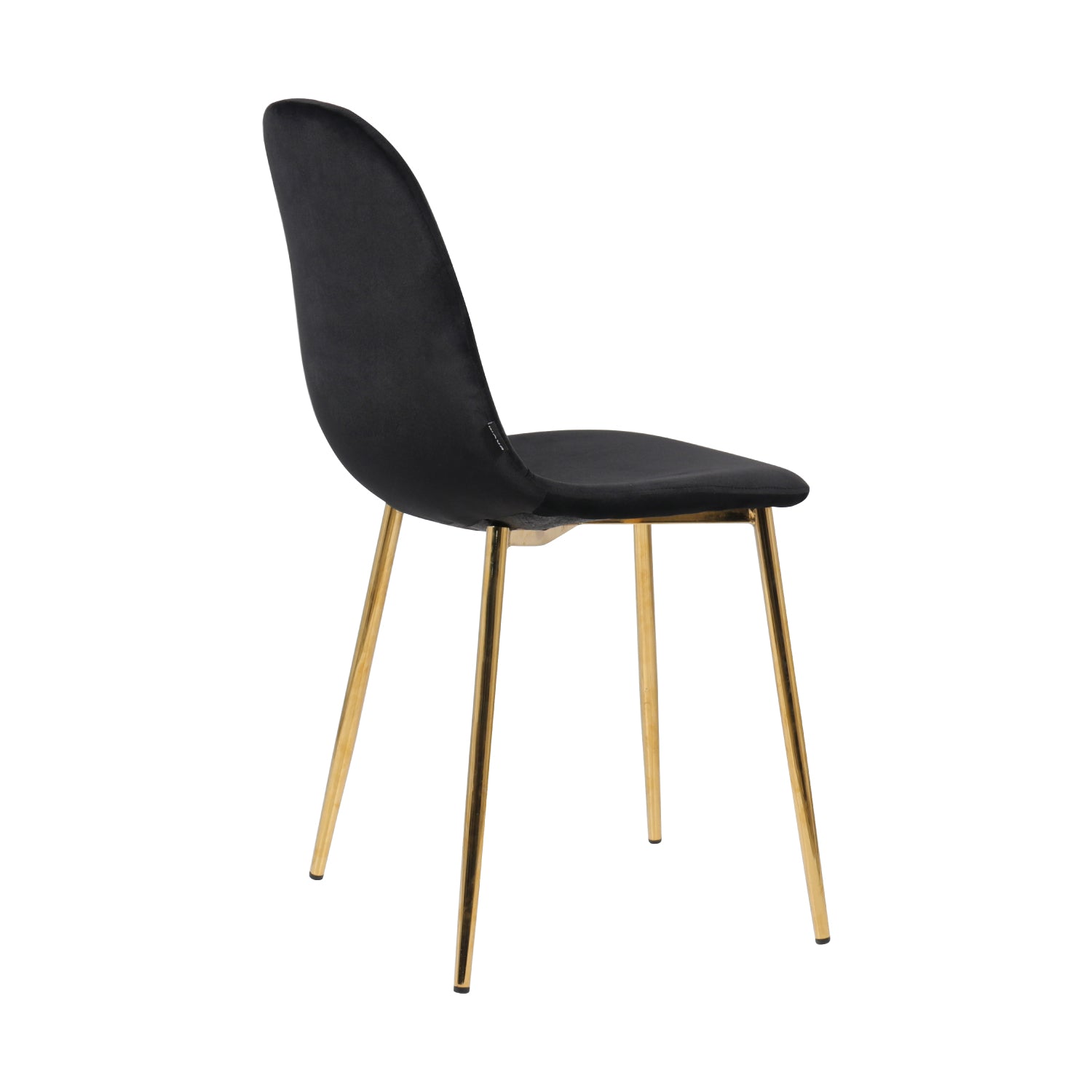 Silla Verona Negra Vista en Perspectiva