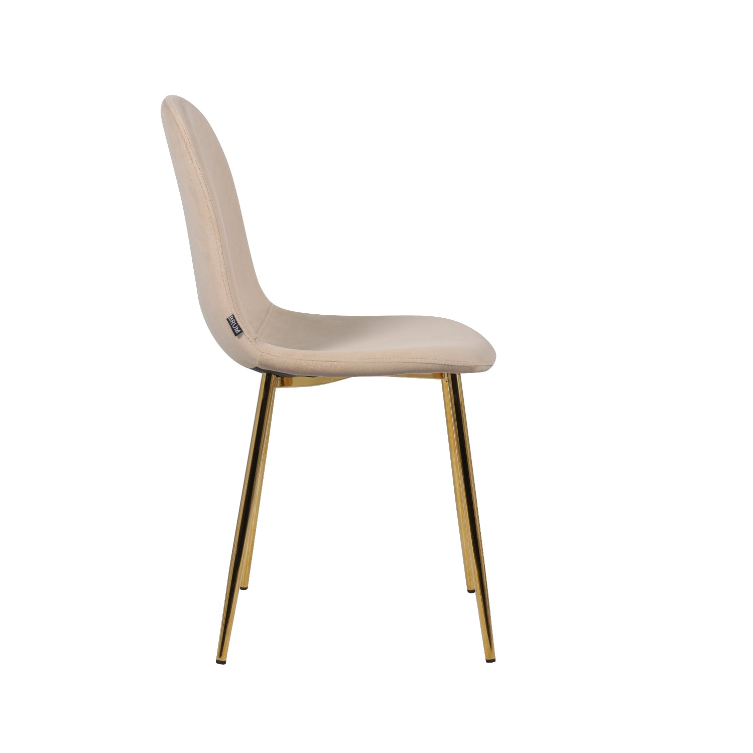 Silla Verona Beige Vista Lateral 